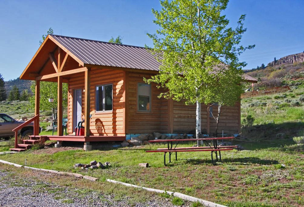 Blue Mesa Outpost Camping Cabin