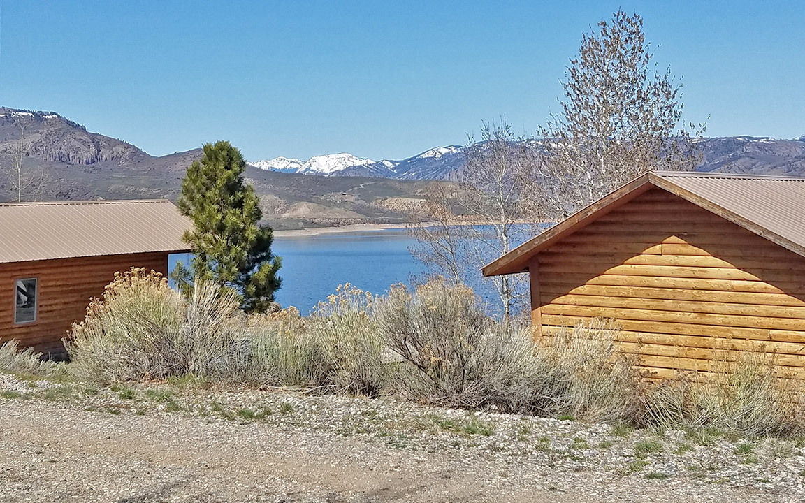 Cabins and Reservoir